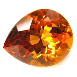 17.60ct Lovely Pear Golden  Aaa Citrine (GEM-14089)