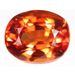 1.52ct Blinding Orange Sapphire Oval  VS (GEM-14040)