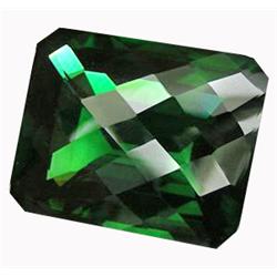 47.85ct Best Octagon Checkerboard Green Quartz (GEM-13935)