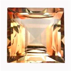 5.82ct  Charming Imperial Topaz Square Unheated  VS (GEM-13378)