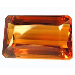 16.40ct Lovely Emerald Golden  AAA Citrine (GEM-12935)