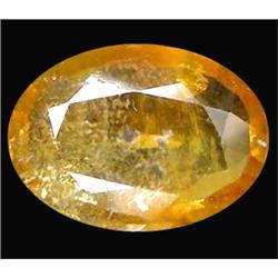 4.33ct Oval Cut Bi-Color Green Golden Sapphire (GEM-12450)