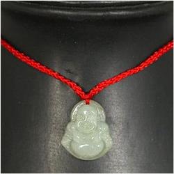 22.00ct Natural Jade Lucky Buddha Pendant (GEM-12341)