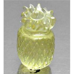 5.67ct Top AAA Hand Carved Yellow Quartz Pineapple (GEM-10941)