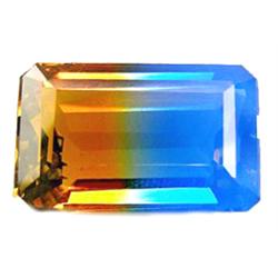 20.85ct  Excellent Octagon Bi Color Citrine FLAWLESS (GEM-10692)