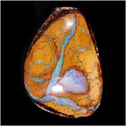 3.22ct Green Bright Filled Veins Yowah Boulder Opal (GEM-10649)