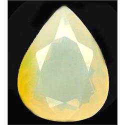 24.43ct Pear Cut Top AAA White Yellow Opal (GEM-11855)