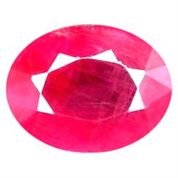 2ct Fabulous Oval Red Pink Ruby Africa (GEM-11690)