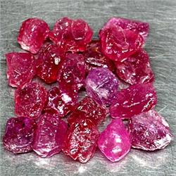 39.17ct 19 Pieces Good Rough Natural Pink Ruby (GEM-11262)