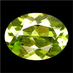  1.27ct Oval Cut Top AAA Lemon Yellow Peridot VVS (GEM-11701)