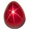 Image 1 : 1.56ct Very Good Pear Cabochon Red 6 Rays Star Ruby (GEM-11868)