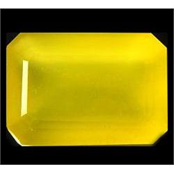 5.18ct Emerald Cut Yellow Fire Opal (GEM-11112)