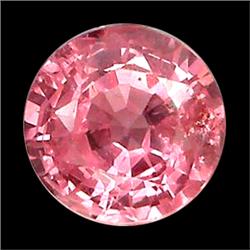  0.79ct Round Cut Pink Padparascha Sapphire Nigeria (GEM-11694)