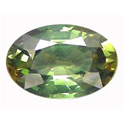 .6ct VVS Wonderful Oval Blue Green Natural Sapphire Thailand (GEM-11915)