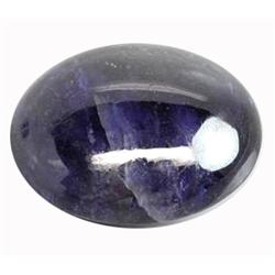 8.00ct Cabochon Natural Unheated Deep Purple Blue Iolite (GEM-11807)