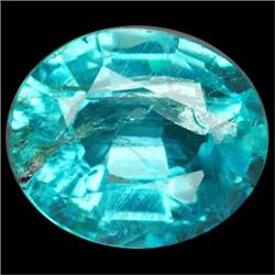 1.88ct Oval Cut Blue Natural Apatite (GEM-11186)