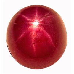 2.07ct Pleasing Oval Cabochon Red 6 Rays Star Ruby (GEM-11827)