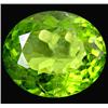Image 1 : 3.93ct Stunning Natural Fire Green Peridot Oval VS (GEM-11378)