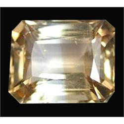 7.10ct  Extreme  Imperial Topaz Emerald Unheated VVS (GEM-12999)