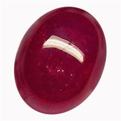 6.44c. Very Good Oval Cab Red Ruby (GEM-13131)