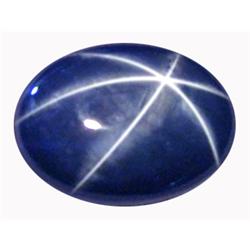 1.17ct  Intense 6 Ray Blue Star Sapphire Opaque (GEM-13335)