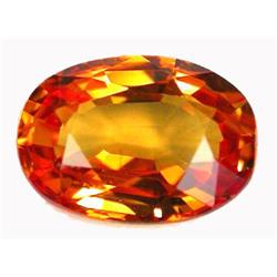 1.03ct  Charming  Orange Sapphire Oval  VVS (GEM-13341)