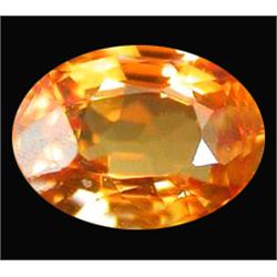 1.31ct  Intense Orange Sapphire Oval AAA VVS (GEM-13358)