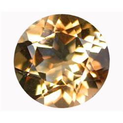 1.56ct  Charming  Imperial Topaz Round Unheated  VVS (GEM-13383)