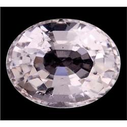 2.49ct  Oval Cut Top AAA White VVS Pink Morganite VVS (GEM-14333)