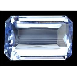 11.44ct Charming Sky Blue Emerald Cut Cut Topaz (GEM-14338)