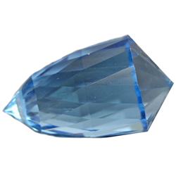 12.10ct Awesome Swills Blue Briolette Topaz (GEM-14339)