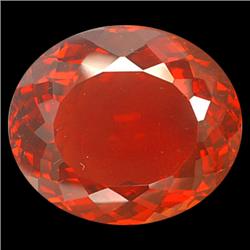55.50ct  Exceptional Madarin Color Citrine Oval Cut (GEM-15313)