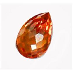 .7ct Briolette Cut Padparascha Sapphire Nigeria (GEM-15423B)