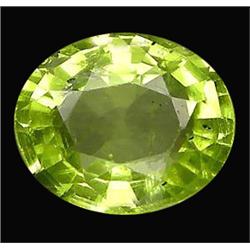 1.24ct Oval Cut Top AAA Lemon Yellow Peridot (GEM-15437)