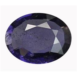 1.20ct  Oval Natural Tanzanite Blue Iolite Unheated  (GEM-15464)