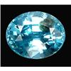 1.68ct Top AAA Oval Cut Blue Green Zircon (GEM-15496)
