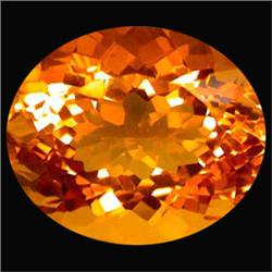 28.94ct  Awesome Oval Shape Golden Yellow Citrine (GEM-15513)
