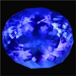 22.80ct Top AAA Cornflower Blue Oval Cut Quartz (GEM-15522)