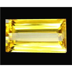 16.55ct Baguette Cut AAA Yellow Citrine Rare (GEM-15523)