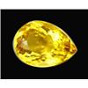 Image 1 : 10.7ct Pear Cut AAA Yellow Citrine Unheated (GEM-15537A)