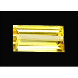 16.6ct Baguette Top Yellow Citrine Rare (GEM-15542A)