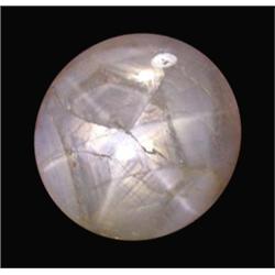 9.85ct Oval Cab Natural Gray 6 Rays Star Sapphire (GEM-15556)