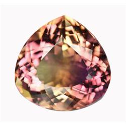 27.10ct Big Size AAA Bi Color Pear/Heart Cut Ametrine (GEM-15582)