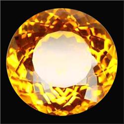 35.57ct Beautiful AAA Madeira Round Citrine (GEM-15609)
