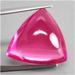 30.8ct Huge Size Trillion Cab Top Hot Pink Topaz Brazil (GEM-15649)