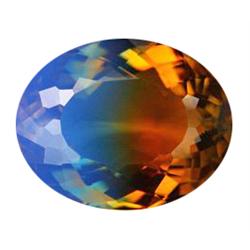29.55ct  Beautiful AAA Golden & Blue Oval Cut Citrine (GEM-15654)