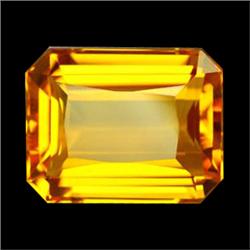 27.45ct Premium AAA Golden Yellow Emerald Cut Citrine (GEM-15674)