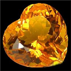 23.20ct Stunning Heart Facet Top Orange Citrine (GEM-15682)