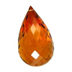 28.45ct Lovely Briolette Golden AAA Citrine (GEM-15692)