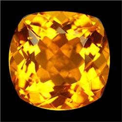 34.20ct  Luminous Golden Yellow Antique Cut Citrine (GEM-15700)